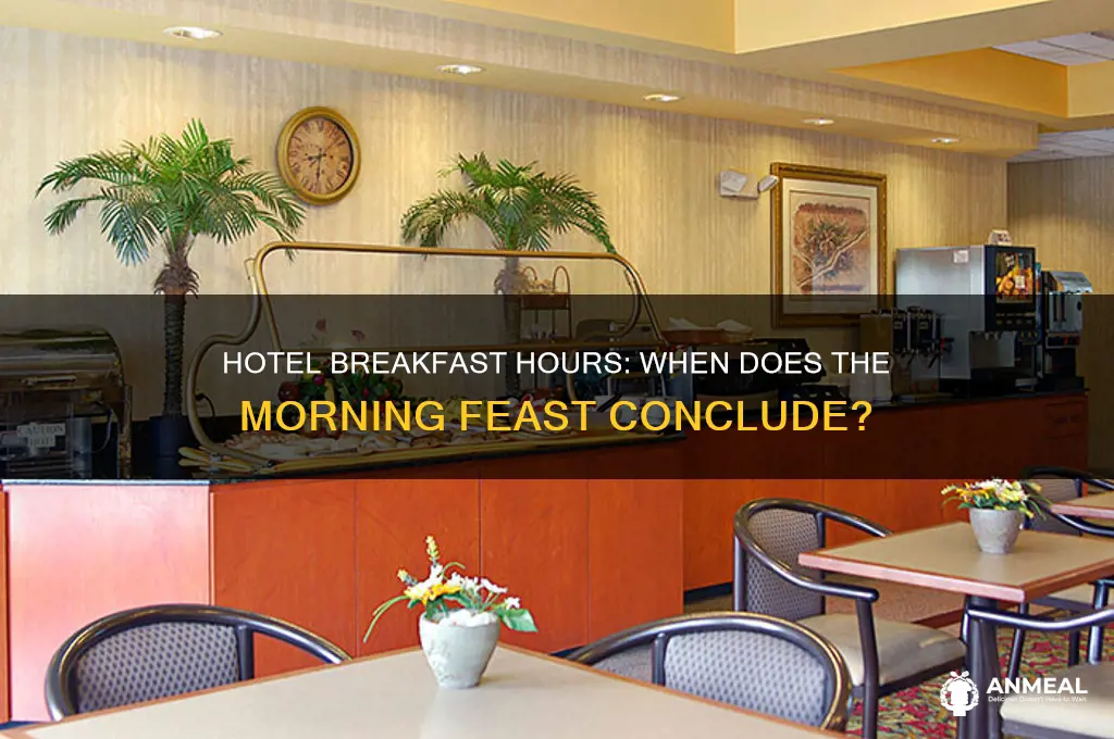 when does hotel breakfast end