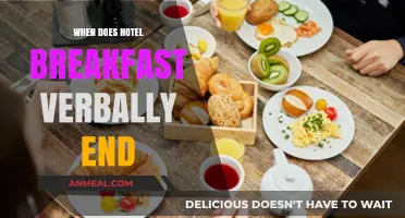 When Does Hotel Breakfast Service Officially Conclude: A Clear Timeline