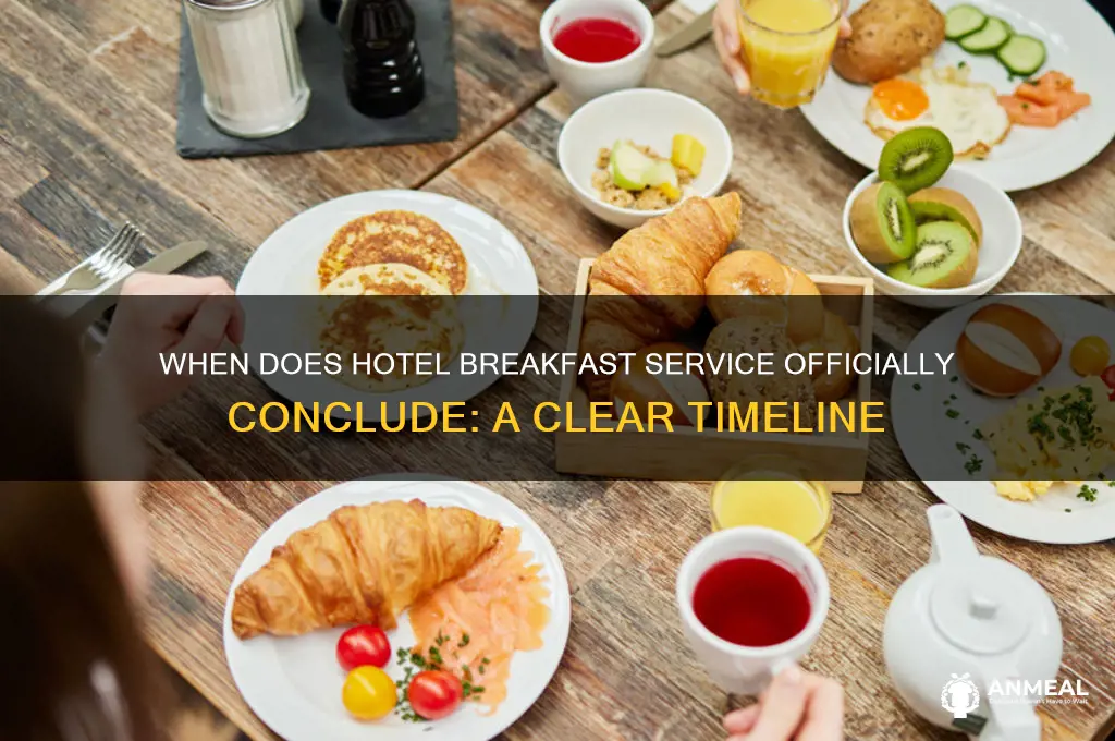 when does hotel breakfast verbally end