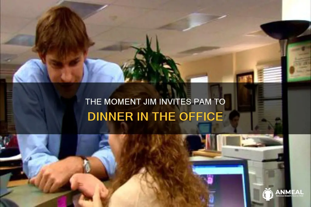 when does jim ask pam to dinner