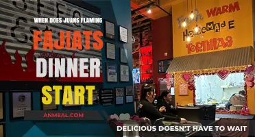 Juan's Flaming Fajitas Dinner: Start Time and Details Revealed