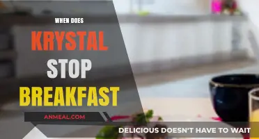 When Does Krystal Stop Serving Breakfast? Hours and Menu Details