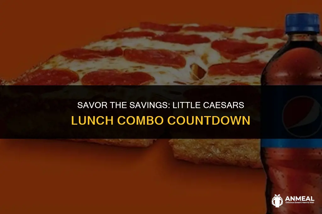when does little caesars lunch combo end