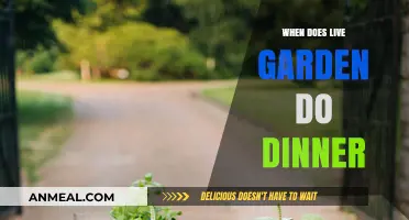 Live Garden Dinner Hours: When to Enjoy Evening Dining
