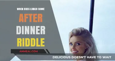 Lunch After Dinner Riddle: Unraveling the Confusing Meal Sequence