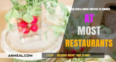 Lunch to Dinner Transition: When Do Restaurants Make the Switch?