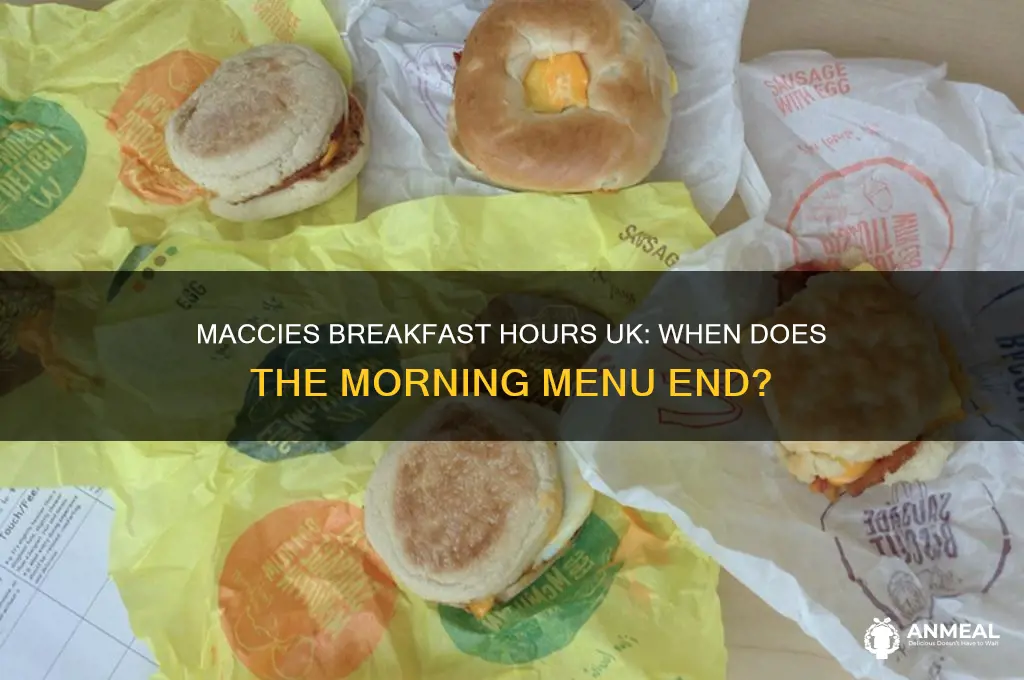 when does maccies breakfast finish uk