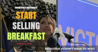 McDaniel's Breakfast Hours: When Does Breakfast Service Begin?