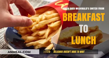 McDonald's Menu Transition: From Breakfast to Lunch Hours
