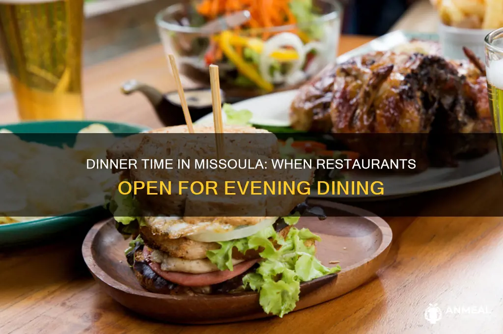 when does out to dinner start in missoula montana