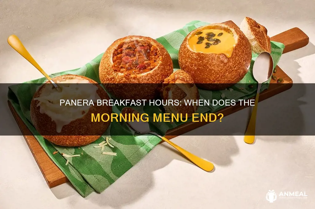 when does panera stop breakfast