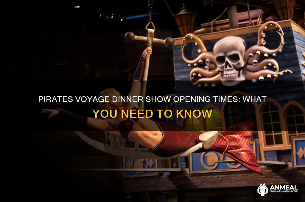 when does pirates voyage dinner show open