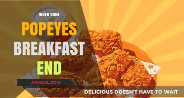 Popeyes Breakfast Hours: When Does the Morning Menu End?