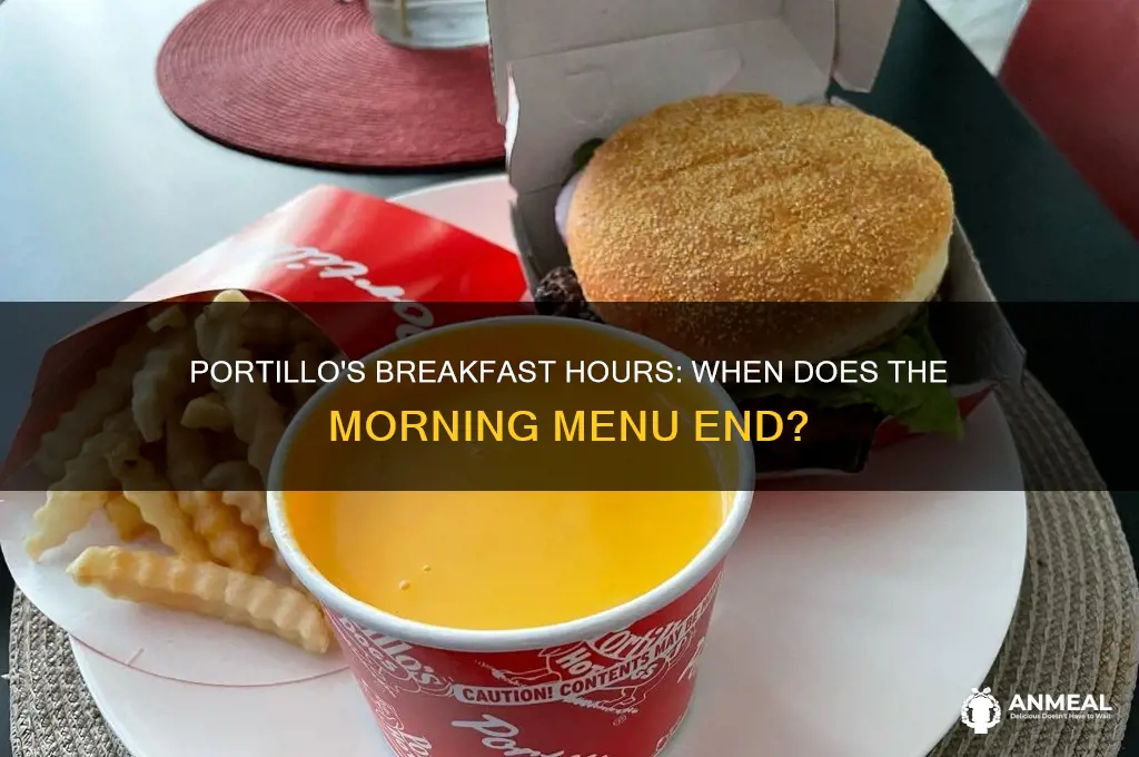 when does portillos breakfast end