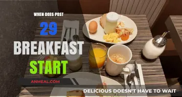 Post 29 Breakfast Hours: When Does the Morning Feast Begin?