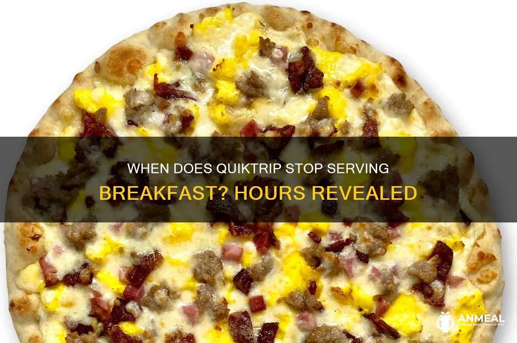 when does quiktrip stop breakfast