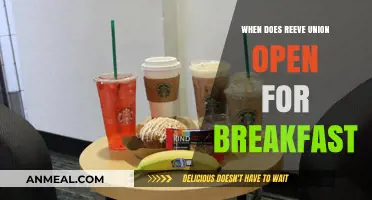 Reeve Union Breakfast Hours: When Does It Open for Early Dining?