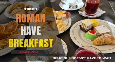 When Does Roman Have Breakfast: Uncovering His Morning Routine
