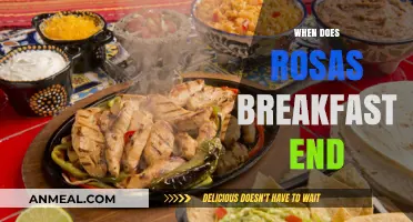 When Does Rosas Breakfast End? Hours and Menu Details Revealed