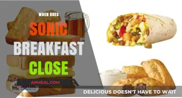Sonic Breakfast Hours: When Does the Morning Menu End?