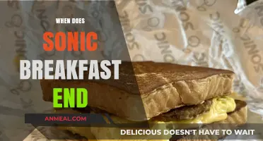 Sonic Breakfast Hours: When Does the Morning Menu End?