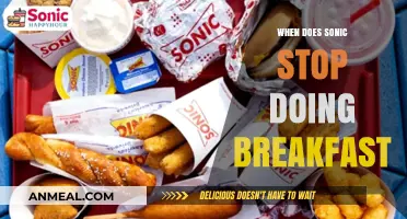 Sonic Breakfast Hours: When Does the Morning Menu End?