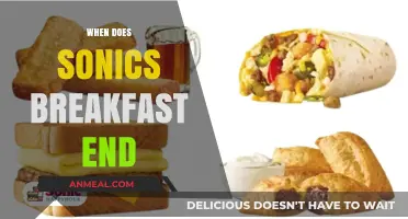 Sonic's Breakfast Hours: When Does the Morning Menu End?
