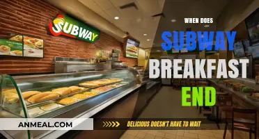 Subway Breakfast Hours: When Does the Morning Menu End?