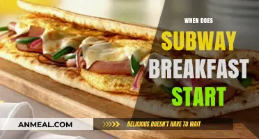 Subway Breakfast Hours: When Does Your Morning Meal Begin?