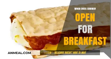 Subway Breakfast Hours: When Does Your Local Subway Open?