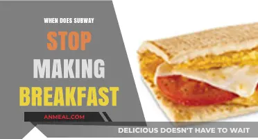 When Does Subway Stop Serving Breakfast? A Morning Guide