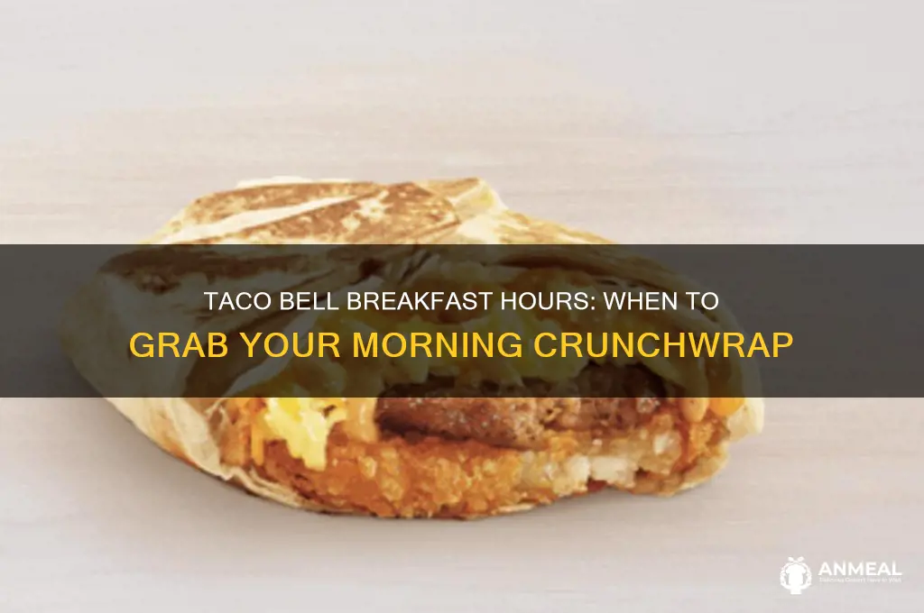 when does taco bell breakfast