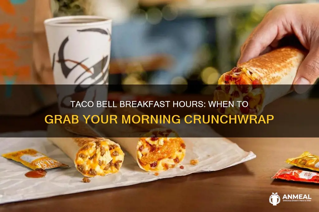 when does taco bell do breakfast