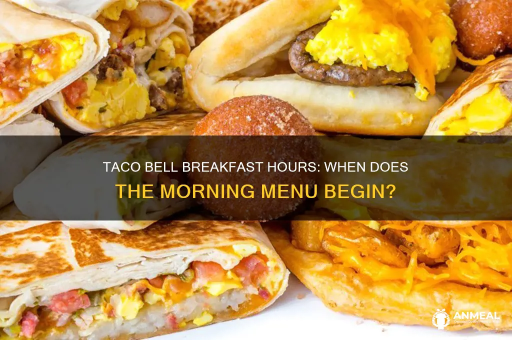 when does taco bell start selling breakfast