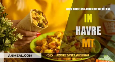 Taco John's Breakfast Hours in Havre, MT: When Does It End?