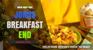 Taco John's Breakfast Hours: When Does the Morning Menu End?