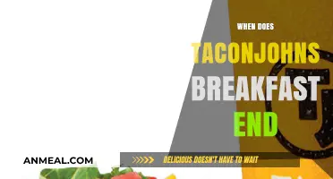 Taco John's Breakfast Hours: When Does the Morning Menu End?