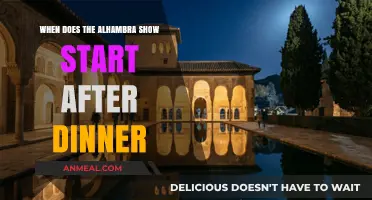 Alhambra Show Post-Dinner Timing: When Does the Magic Begin?
