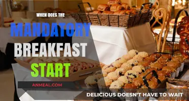 Mandatory Breakfast Timing: When Does the Rule Officially Begin?