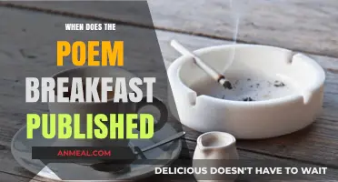When Was the Poem 'Breakfast' Published: A Historical Overview