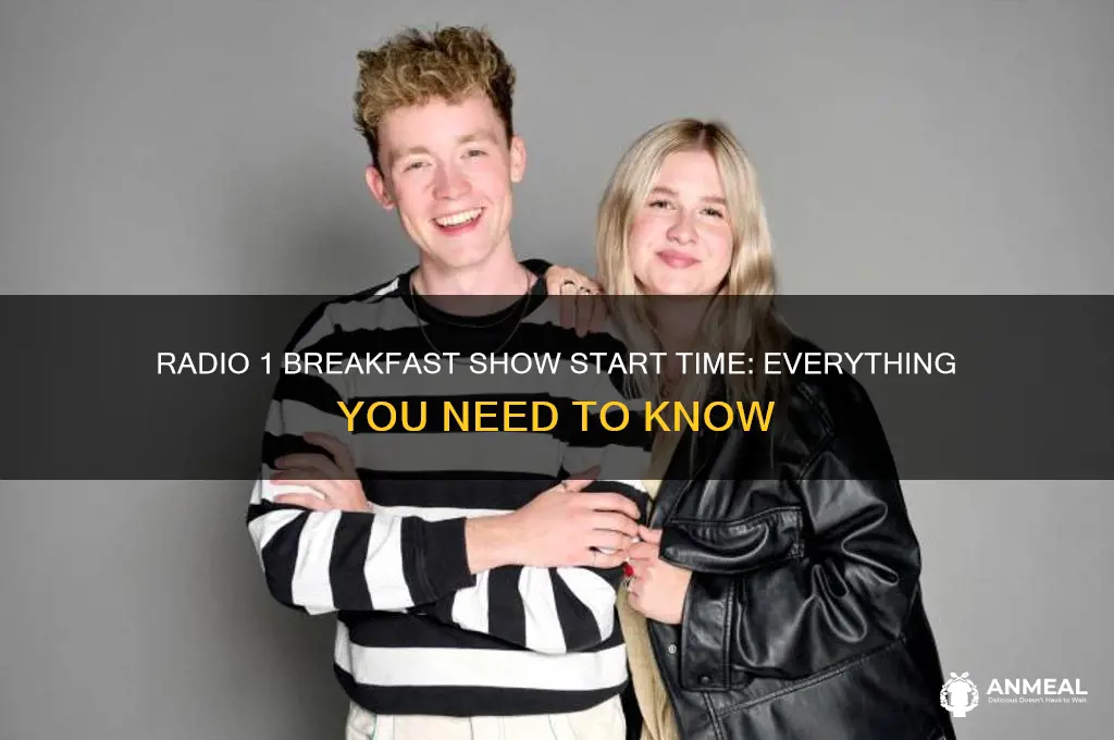 when does the radio 1 breakfast show start