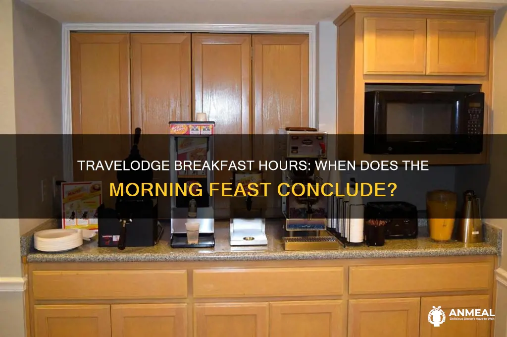 when does travelodge breakfast end