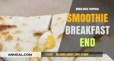 When Does Tropical Smoothie Breakfast End: Hours and Menu Details