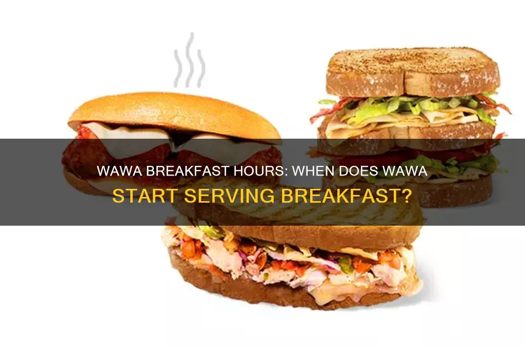 when does wawa start selling breakfast