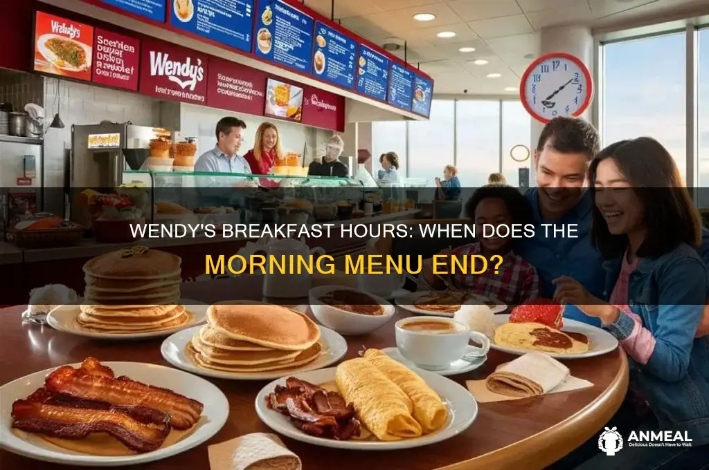 when does wendy stop selling breakfast