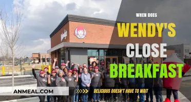 Wendy's Breakfast Hours: When Does the Morning Menu End?