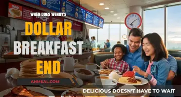 Wendy's Dollar Breakfast Hours: When Does the Deal End?