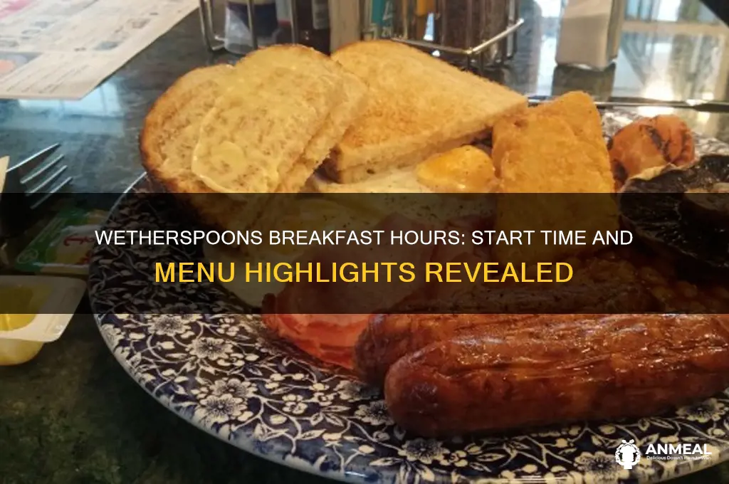 when does wetherspoons breakfast start