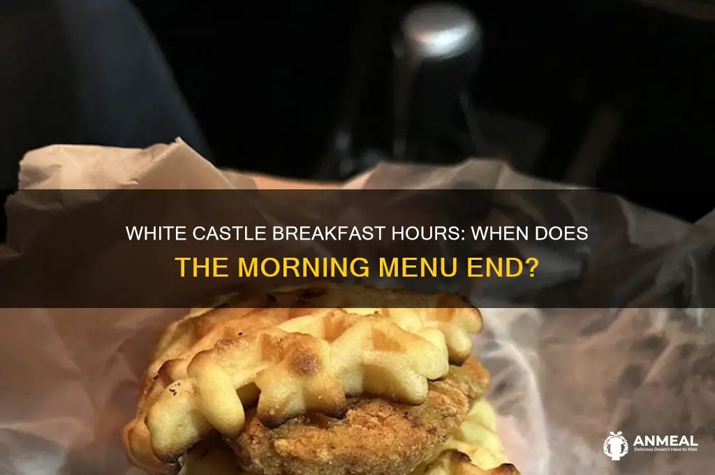 when does white castle breakfast end