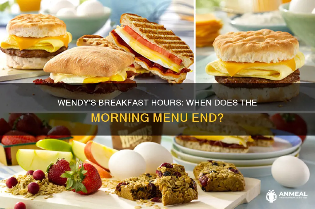 when does wnedys breakfast end